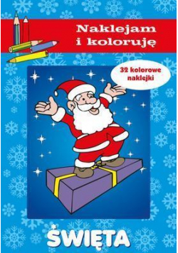 Święta - naklejam i koloruję
