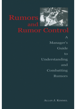 Rumors and Rumor Control