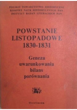 Powstanie listopadowe 1830 - 1831