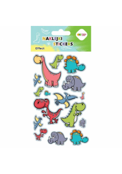 Naklejki Dino Baby 10x20cm HAPPY COLOR