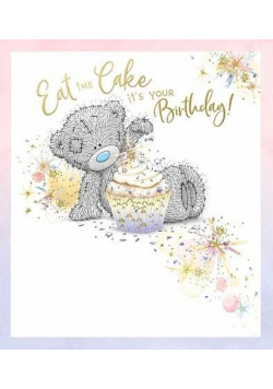 Kartka urodzinowa Birthday Cupcake 152x127
