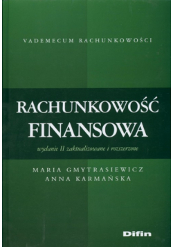Karmańska Anna - Rachunkowość finansowa