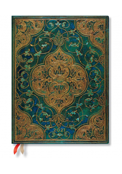 Kalendarz książkowy ultra 2021 12M Turquoise