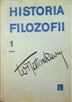Historia filozofii  tom pierwszy