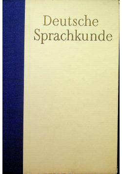 Deutsche Sprachkunde