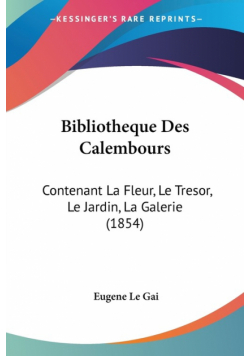 Bibliotheque Des Calembours