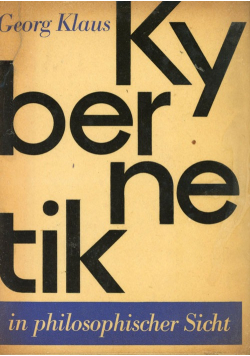 Kybernetik in philosophischer Sicht