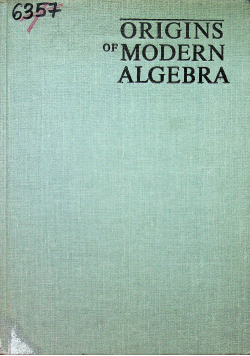 Origins of Modern Algebra