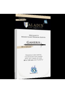 Koszulki na karty Gaheris Premium Standard European (80x120), 55 sztuk