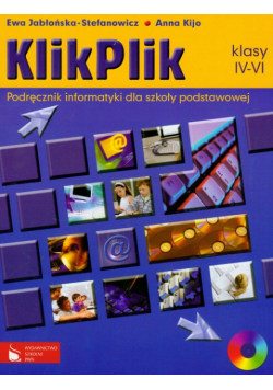 KlikPlik 4-6 Podręcznik informatyki z płytą CD