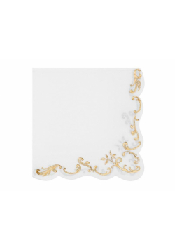 Serwetki Ornament 33x33cm białe 12szt