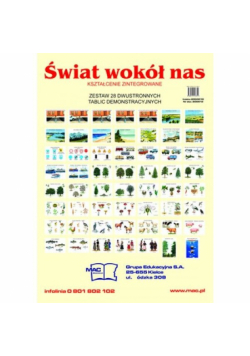 Świat wokół nas Zestaw 28 dwustronnych tablic demonstracyjnych