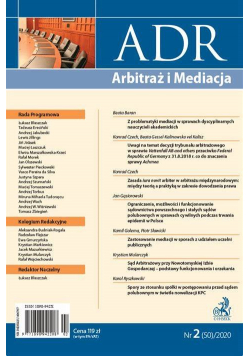 ADR  Arbitraż i Mediacja nr 2