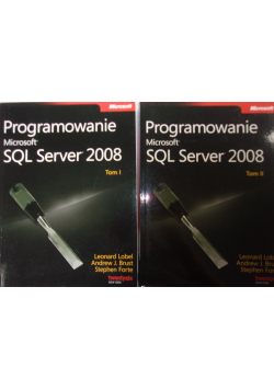 Programowanie Microsoft SQL Server, tom 1 i 2