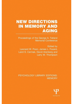 New Directions in Memory and Aging (PLE