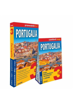 Portugalia 3w1: przewodnik + atlas + mapa w.2025