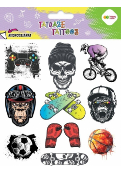 Tatuaże zmywalne Be Cool HAPPY COLOR