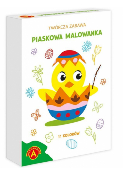 Piaskowe malowanki Wielkanocny Kurczaczek