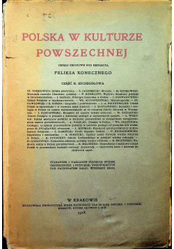 Polska w kulturze powszechnej Część II 1918 r