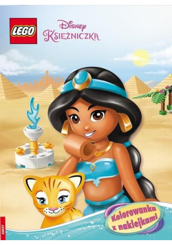 Disney Księżniczka. Kolorowanka z naklejkami