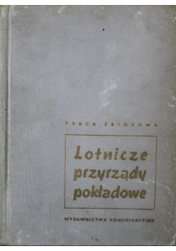 Lotnicze przyrządy pokładowe