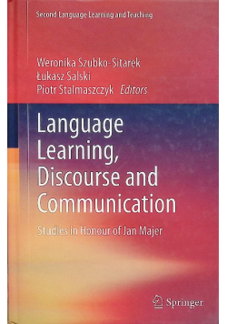 Language Learning, Discourse and Communication Studies in Honour of Jan Majer