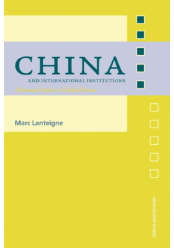 China and International Institutions