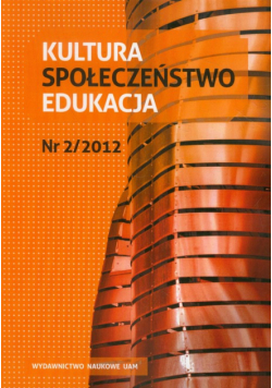 Kultura Społeczeństwo Edukacja 2/2012