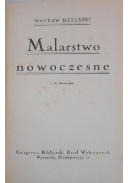Malarstwo nowoczesne, 1925 r.
