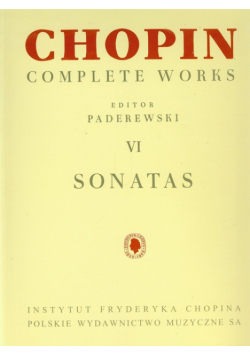 Sonaty Complete Works VI Chopin