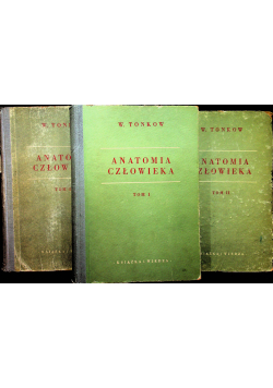 Anatomia człowieka tom I do III
