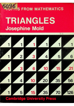 Topics from mathematics Triangles