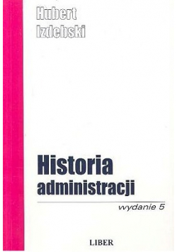 Historia administracji Wydanie 5
