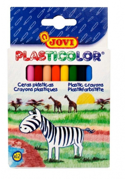 Kredki plastikowe okrągłe 12 kolorów JOVI
