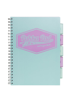 Project Book A4 Pukka Pad Pastel kratka morski