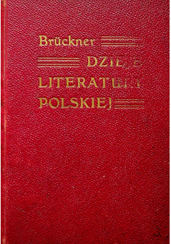 Dzieje literatury polskiej w zarysie tom II 1908 r