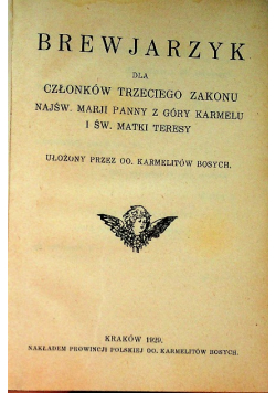 Brewjarzyk 1929 r.