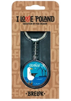 Brelok I love Poland Gdańsk ILP-BRE-A-GD-08