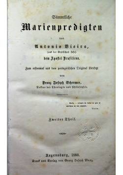Gammtliche Marienpredigten 1860 r