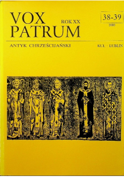 Vox Patrum rok XX antyk chrześcijański , 38-39