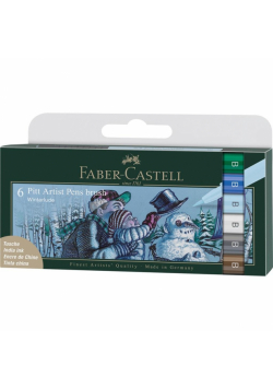 Pisaki Pitt Artist Pen Winter B 6szt