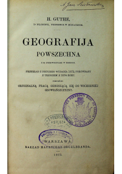 Geografija powszechna 1875 r