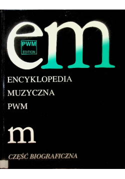 Encyklopedia muzyczna PWM M