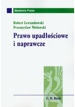 Prawo upadłościowe i naprawcze