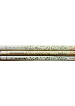 Atlas anatomii człowieka Tom 1 do 3