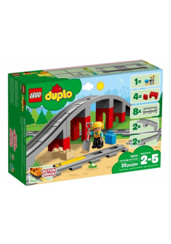 LEGO(R) DUPLO 10872 (2szt) Tory kolejowe i wiadukt
