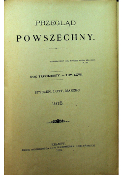 Przegląd powszechny tom 117 1913r