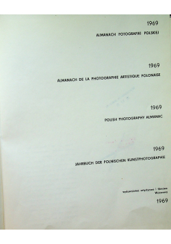 Almanach fotografiki polskiej 1969