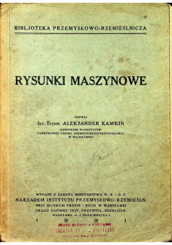 Rysunki maszynowe 1931 r