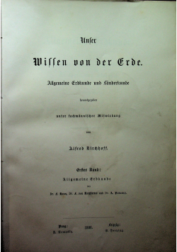 unser mitten von der Erde 1886 r